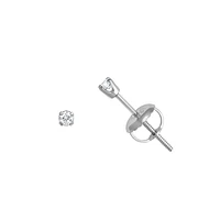 14K WHITE GOLD EARRINGS
