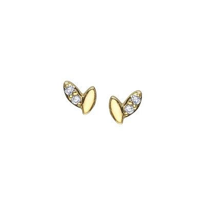 10K YELLOW GOLD EARRINGS