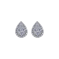 14K WHITE GOLD EARRINGS