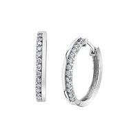ANNEAUX OR BLANC 10K
