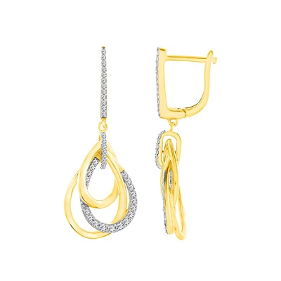 10K YELLOW GOLD EARRINGS