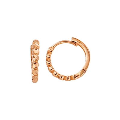 BOUCLES D'OREILLES OR 10K - 11.5MM