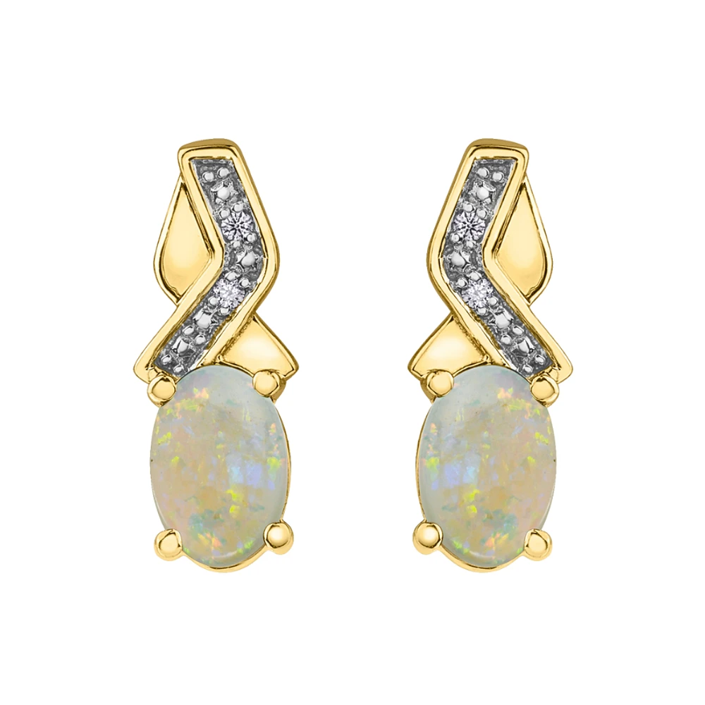 10K YELLOW GOLD EARRINGS