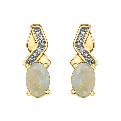 10K YELLOW GOLD EARRINGS