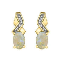 10K YELLOW GOLD EARRINGS