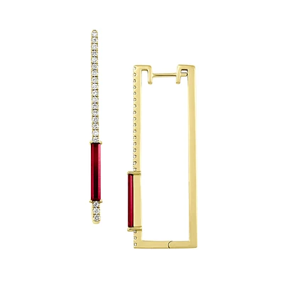 14K YELLOW GOLD EARRINGS