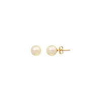 BOUCLES D'OREILLES OR JAUNE 14K