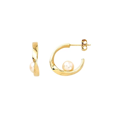 10K YELLOW GOLD EARRINGS