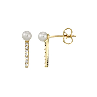 10K YELLOW GOLD EARRINGS