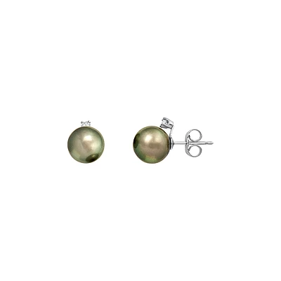 14K WHITE GOLD EARRINGS FOR WOMEN