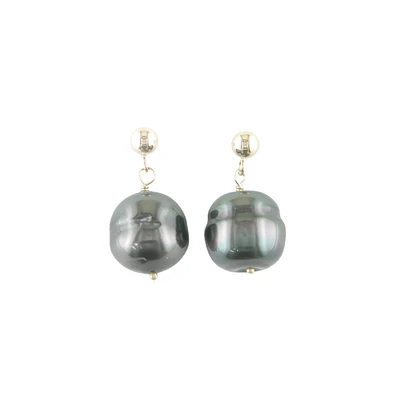 BOUCLES D'OREILLES OR JAUNE 14K