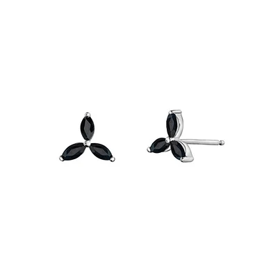 10K WHITE GOLD EARRINGS