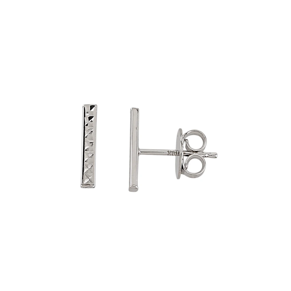 10K WHITE GOLD EARRINGS