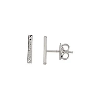 10K WHITE GOLD EARRINGS