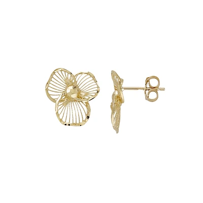 10K YELLOW GOLD EARRINGS