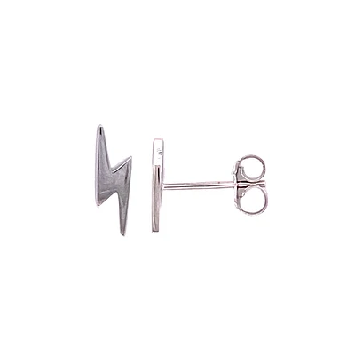 10K WHITE GOLD EARRINGS