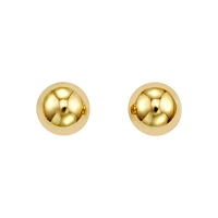 8MM 14K GOLD EARRINGS