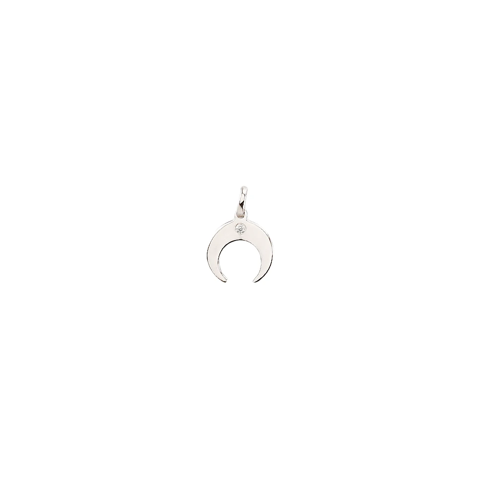 PENDENTIF EN OR 10K- ZIRCON
