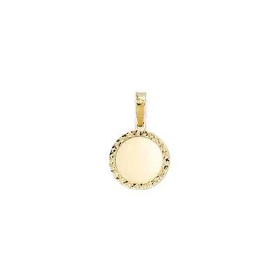 10K YELLOW GOLD PENDANT