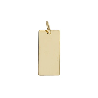 10K YELLOW GOLD PENDANT