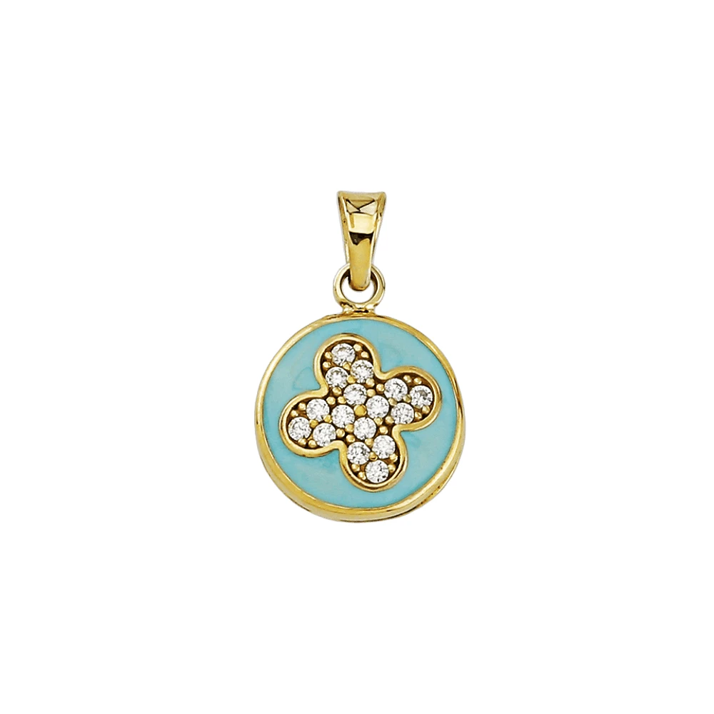 10K YELLOW GOLD PENDANT