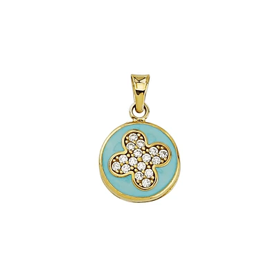 10K YELLOW GOLD PENDANT