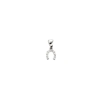 PENDENTIF EN OR 10K- ZIRCON