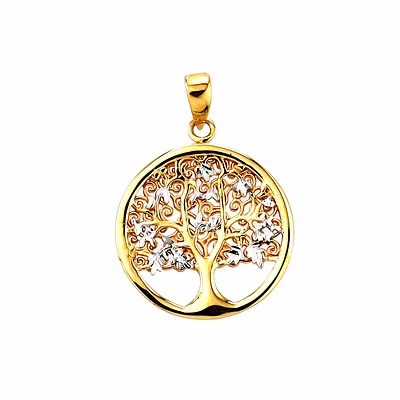 TREE OF LIFE 10K GOLD PENDENT