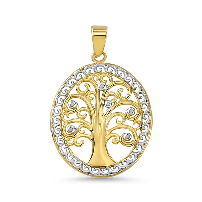 10K GOLD TREE OF LIFE PENDANT