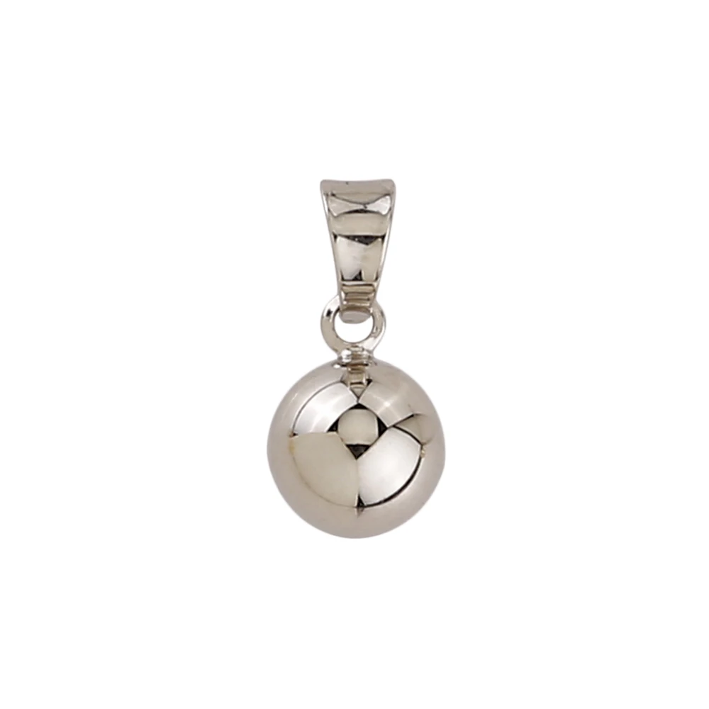PENDENTIF EN OR BLANC 10K