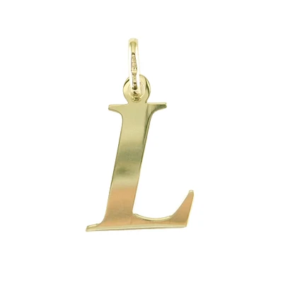 LETTRE L OR JAUNE 10K