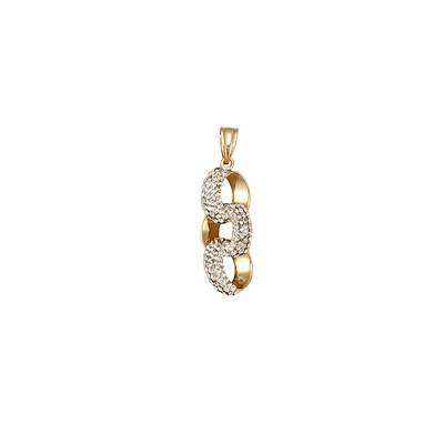 10K YELLOW GOLD PENDANT