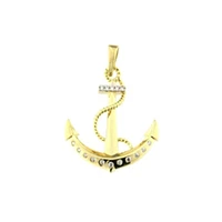 10K GOLD ANCHOR PENDANT