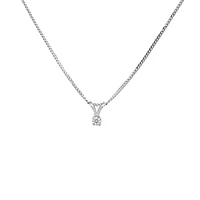 PENDENTIF EN OR BLANC 14K