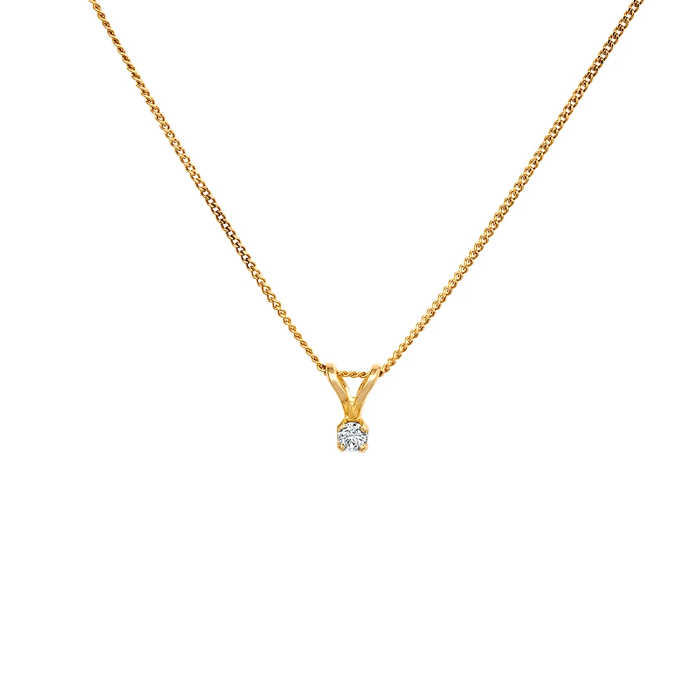 PENDENTIF OR JAUNE 14K