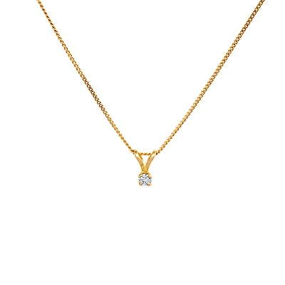 PENDENTIF OR JAUNE 14K