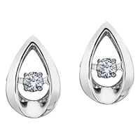 WHITE GOLD EARRINGS FOR WOMEN