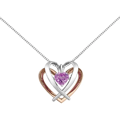 GOLD AND SILVER WOMEN'S PENDANT