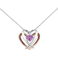 GOLD AND SILVER WOMEN'S PENDANT