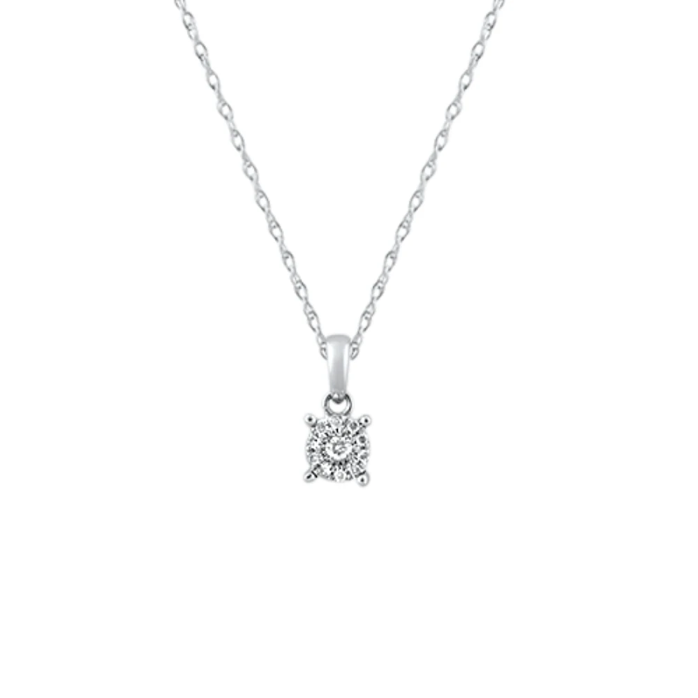 PENDENTIF EN OR 10K AVEC DIAMANTS