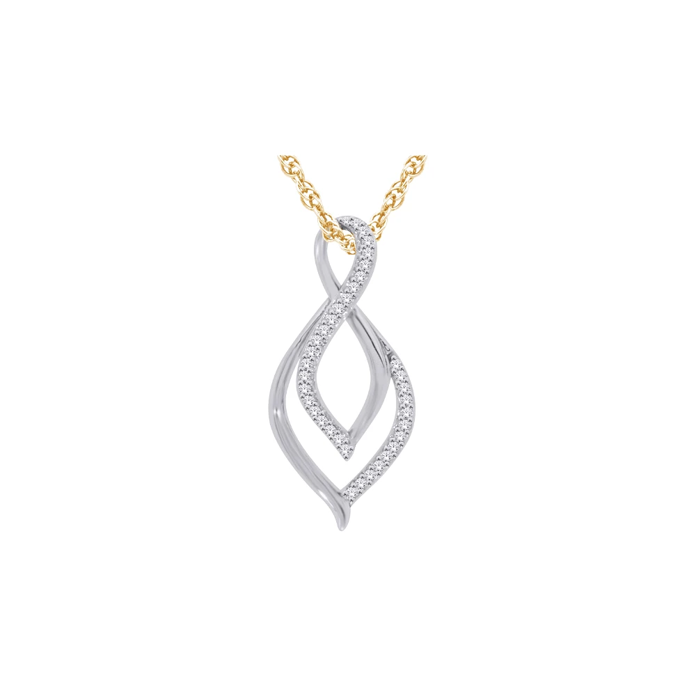 PENDENTIF OR 2 TONS 10K