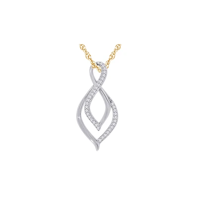 PENDENTIF OR 2 TONS 10K