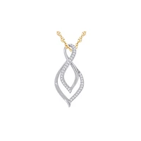 PENDENTIF OR 2 TONS 10K
