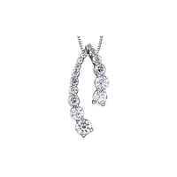 10K WHITE GOLD PENDANT