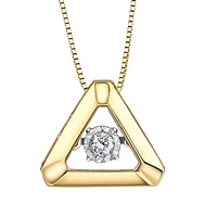 YELLOW GOLD PENDANT FOR WOMEN