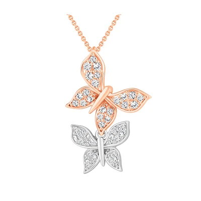 10K 2-TONE GOLD PENDANT