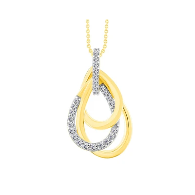 10K YELLOW GOLD PENDANT