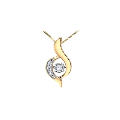 PENDENTIF OR 2 TONS 10K