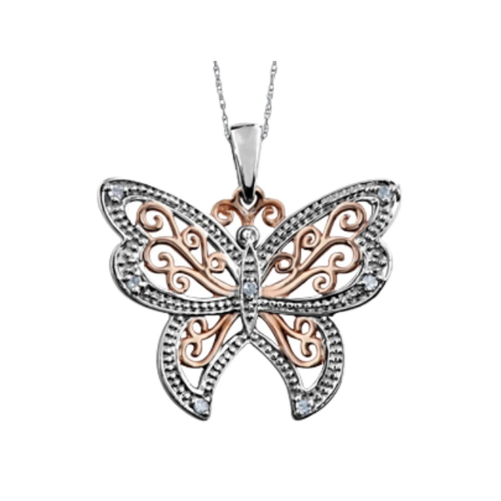 PENDENTIF EN OR 2 TONS 10K