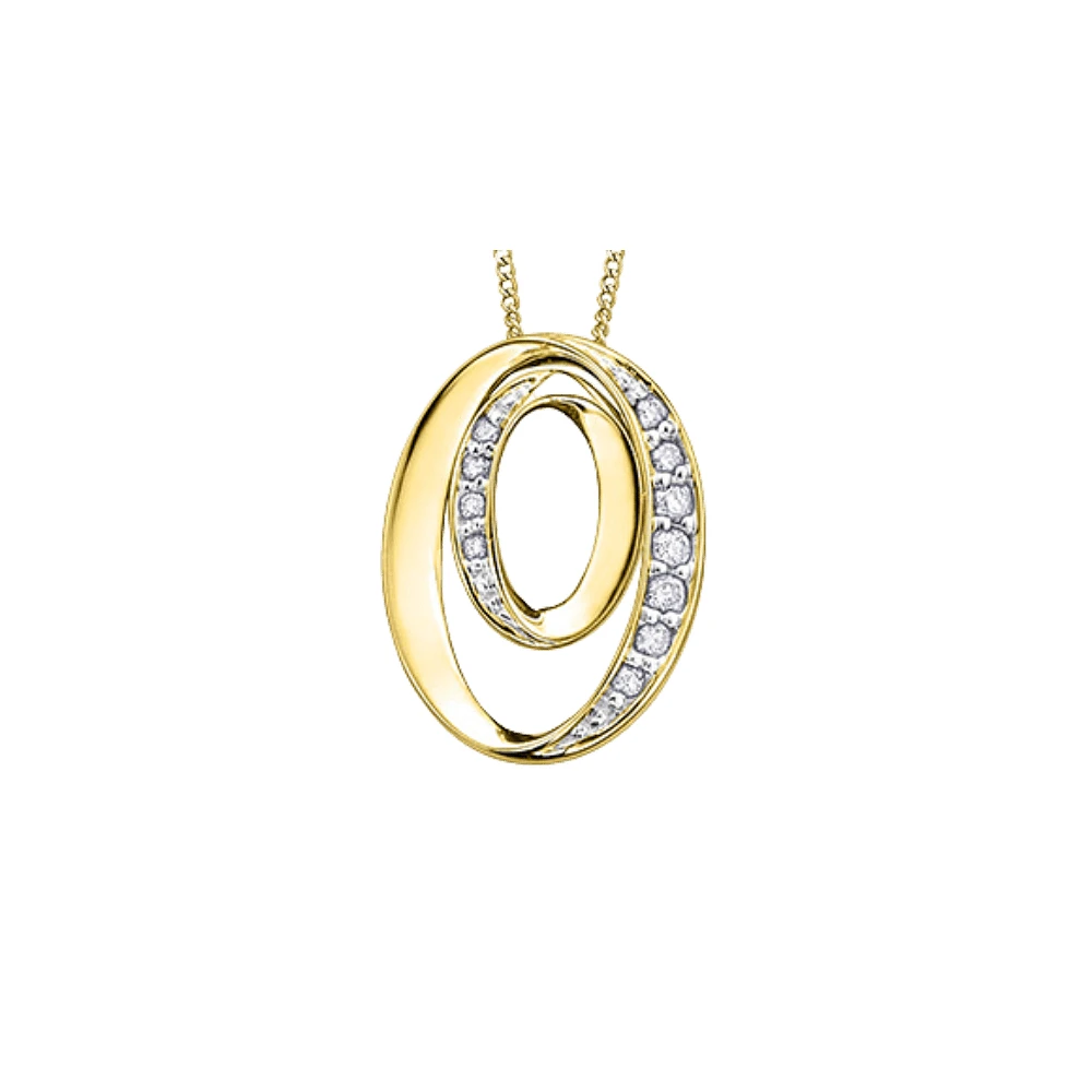 10K YELLOW GOLD PENDANT